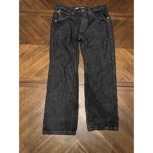 Lowrider Classic Dark Wash Denim Jeans‎ Mens 36x30 Cotton Straight Leg |K1